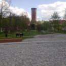 Widok na Wieżę Zamkową z człuchowskiego rynku - panoramio